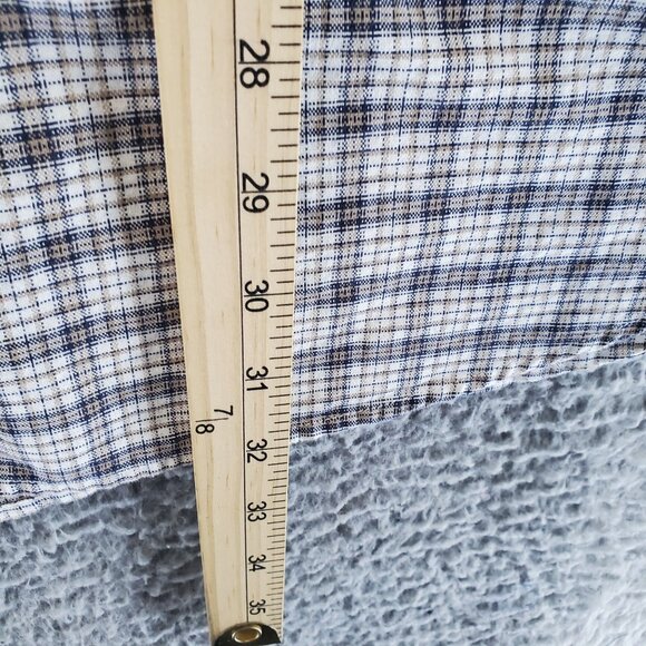 Cremieux Shirt Mens Size 2XB Tan Plaid Long Sleeve Button Down Cotton - Picture 6 of 10